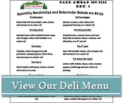 View Our Deli Menu